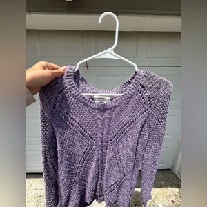 Vintage Purple Knitted Sweater